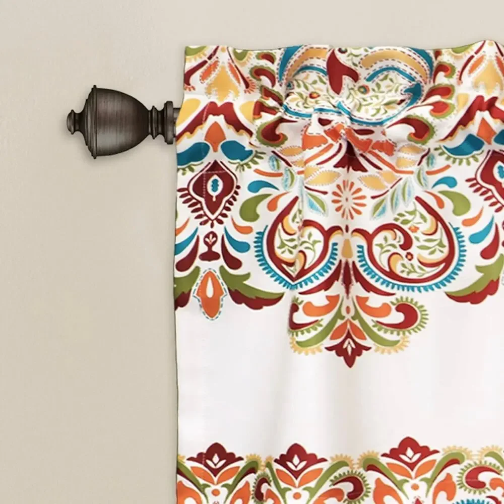 Lush Decor Clara Valance 52 x 18 Adorable Paisley